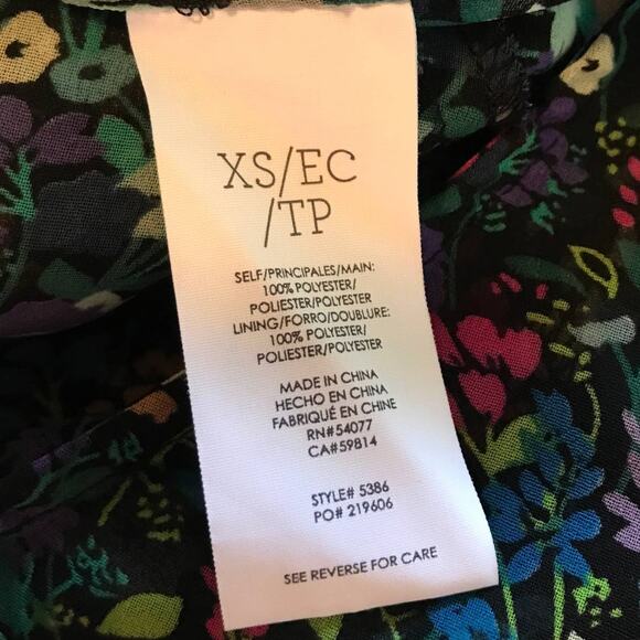 CAbi Green Fiesta V Neck Floral Midi Dress - Picture 10 of 11